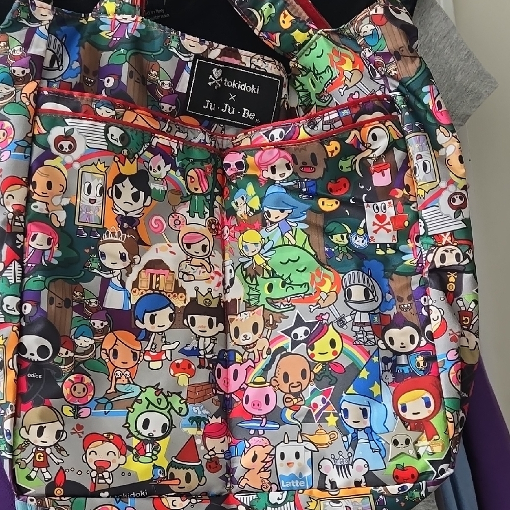 Tokidoki x Ju-Ju-Be Colorful Character Print Bag